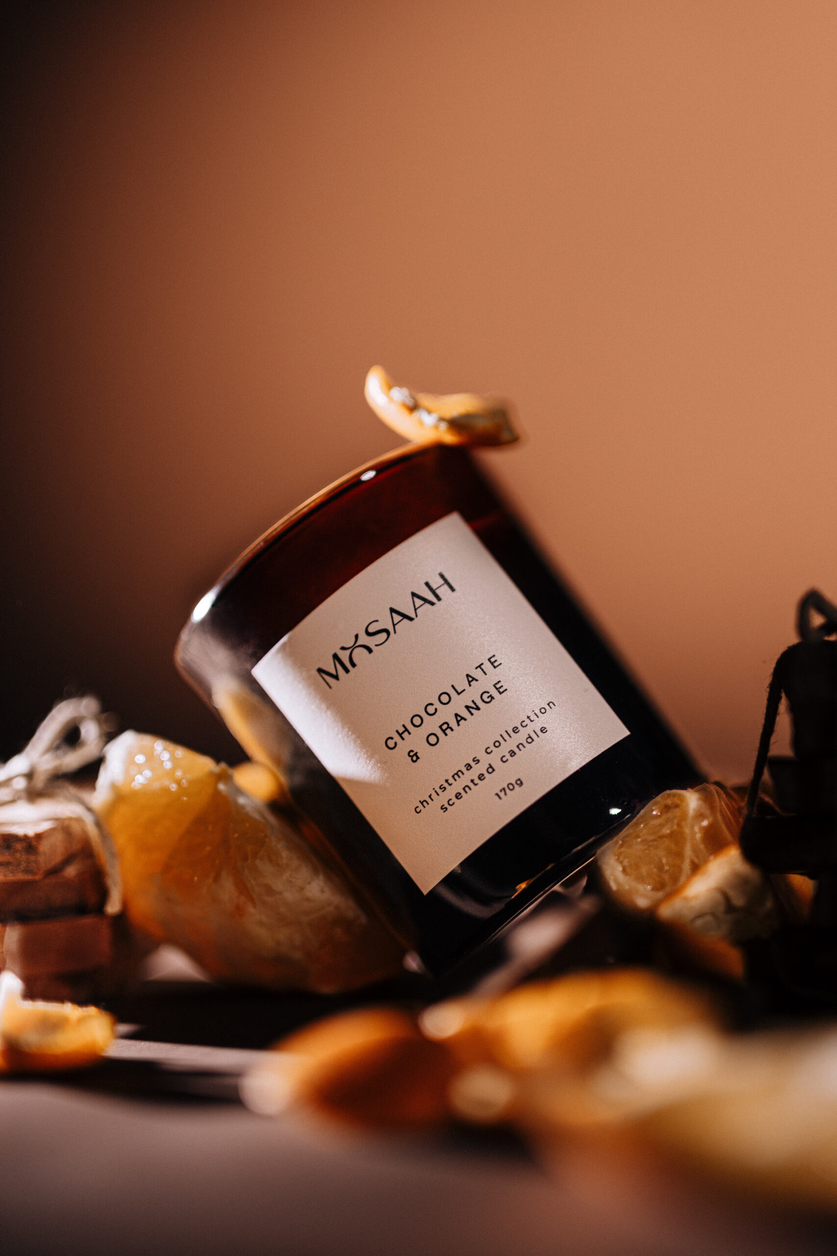 Świeca naturalna Chocolate & Orange (140g)